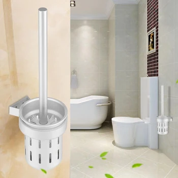 

Bathroom Accessories Wall Mounted Space Aluminum Bathroom Toilet Brush Holder