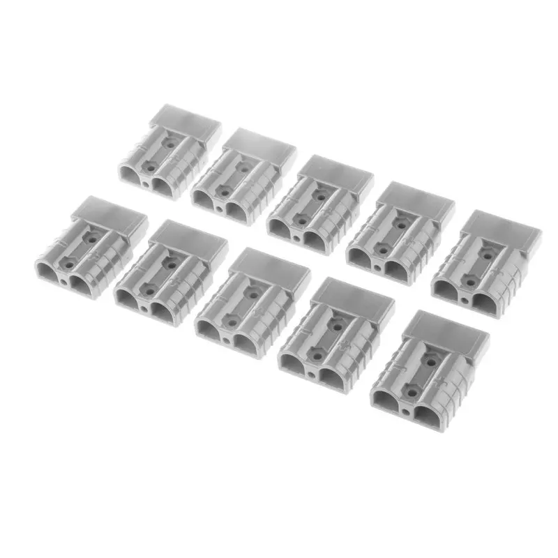 10Pcs 50A 600V 8Awg батарея быстрое соединение лебедки укладчик подключения-серый