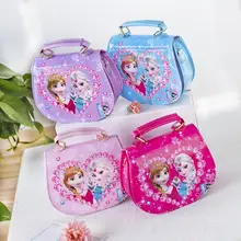 Детский Сад девочка София принцесса сумка PU Дети Мультфильм Эльза сумки Дорожная сумка через плечо