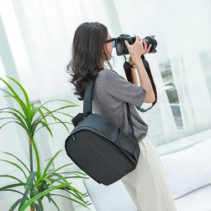 Водонепроницаемая сумка для камеры противоударный разделительный DSLR рюкзак для цифровой камеры наружная видеокамера сумка на плечо для фотографа Canon