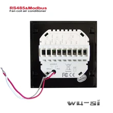 4 трубы 2 трубы фанкойл блок для охлаждения/отопления переключатель управления, RS485 Modbus RTU связь, 95-240VAC, 24VAC опционально