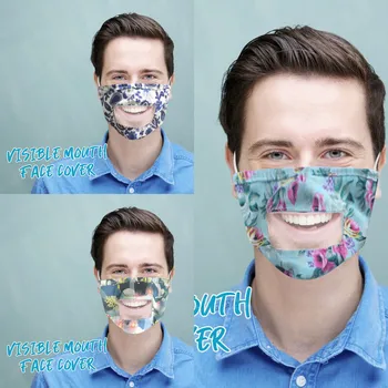 

maskswashable With Clear Window Visible Expression Face For Deaf Mute People Cycling breathable Personal Health Care mascarillas