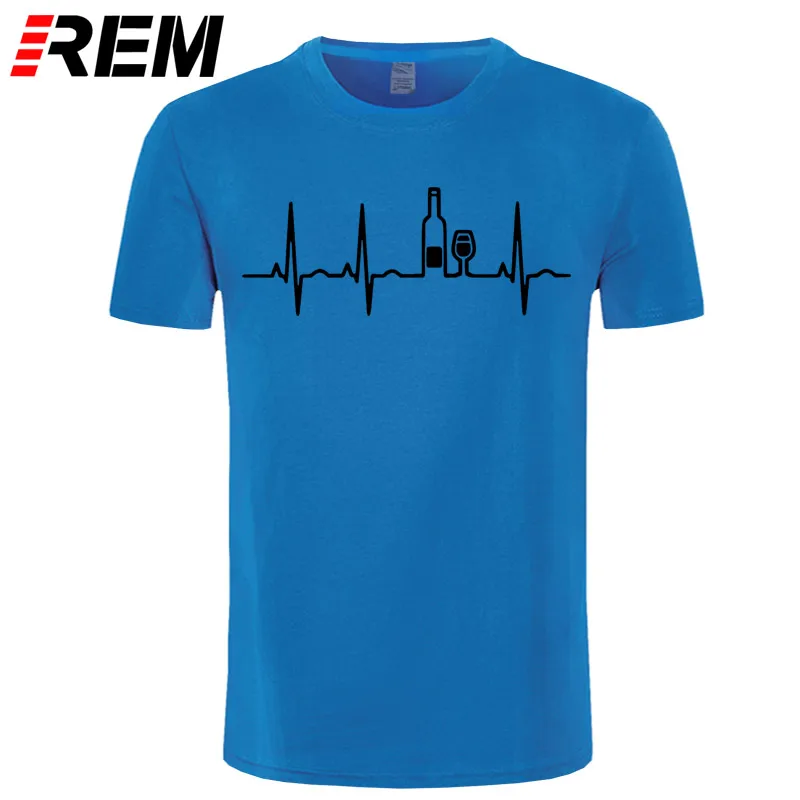 wein heartbeat 2 t shirt men Customized cotton S-XXXL Vintage Crazy Building summer Letter tshirt