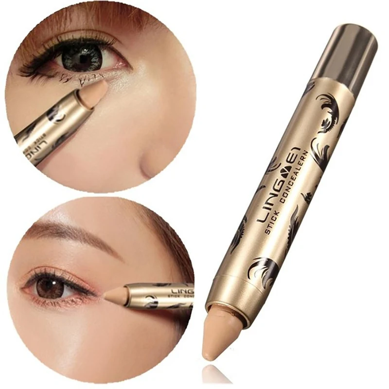 

Concealer Cover Stick Pencil Conceal Spot Blemish Cream Foundation Makeup Pen Full Cover Contour Face Concealer Base