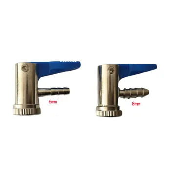 

6mm 8mm Car Auto Moto Tire Valve Inflator Chuck Pure Copper Chuck Type Inflator American Mouth Pneumatic Pump Adapter 9449 7801