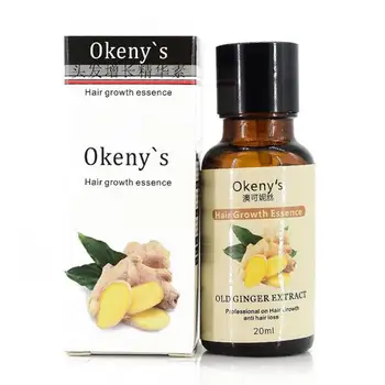 

Okeny's 20ml Ginger Hair Growth Hair Loss Liquid Dense Hair Fast Organic Growth Grow Dense Restoration Pilatory Serum