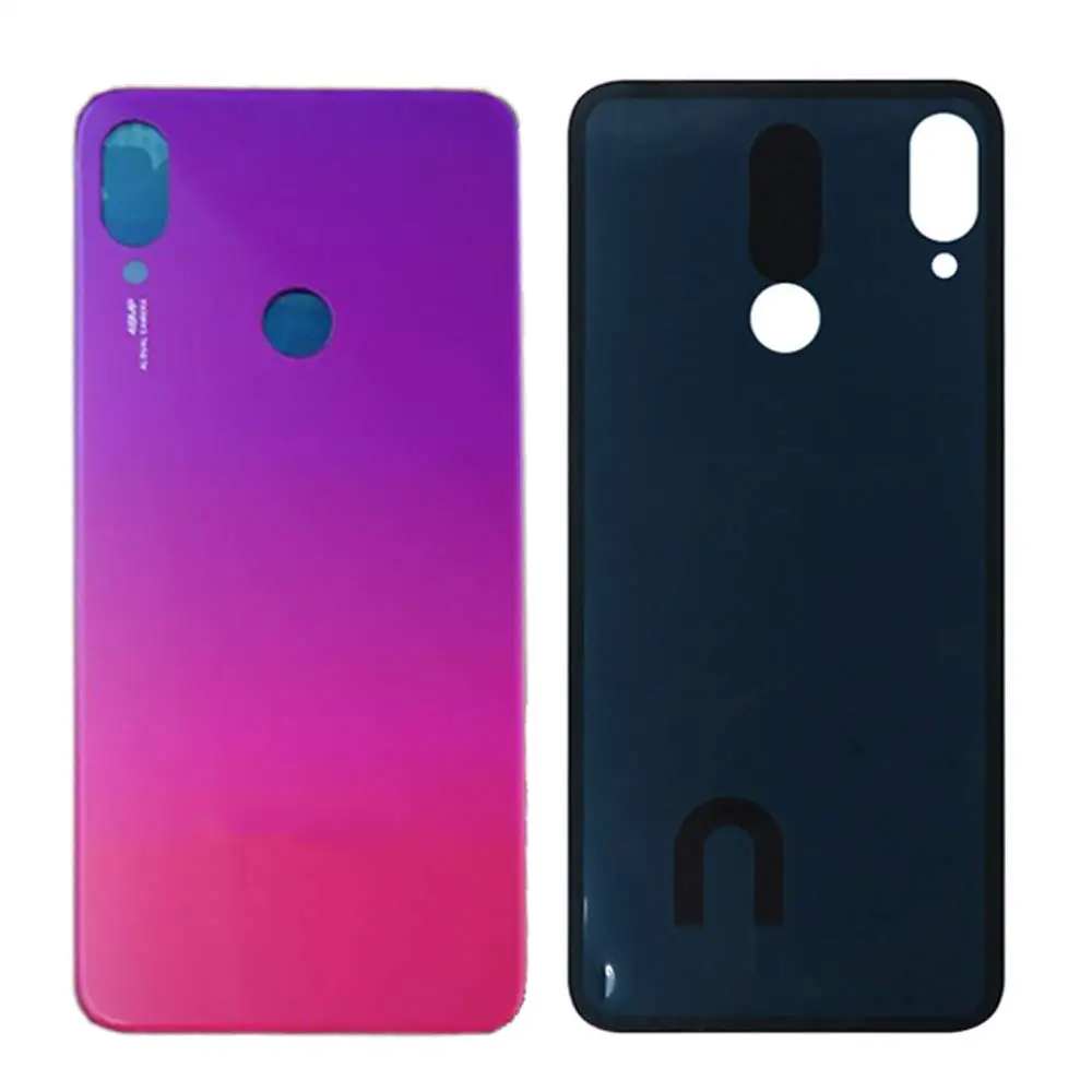 Для Redmi note7 Задняя крышка батареи для Xiaomi Redmi note 7 крышка батареи Задняя стеклянная панель Задняя Дверь Корпус чехол