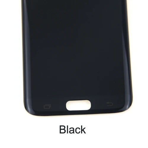 Супер AMOLED lcd s Замена для samsung Galaxy S7 edge G935 G935F lcd без рамки ЖК-дисплей экран дигитайзер сборка - Цвет: Black