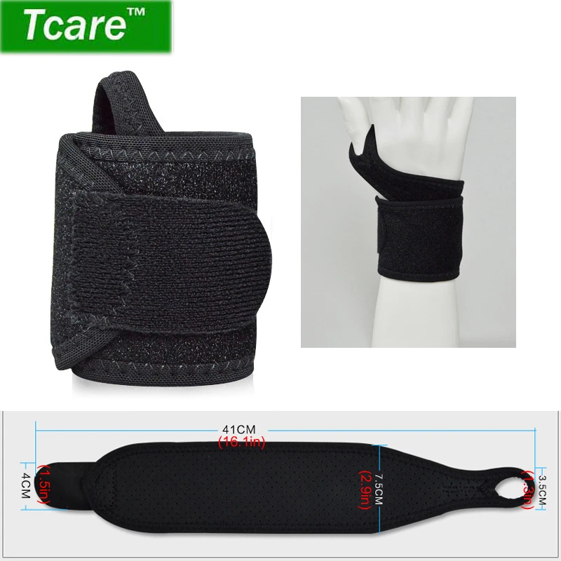 

Tcare - 1Pcs Reversible Sports Wrist Brace, Fitted Right / Left Thumb Stabilizer, Adjustable Wrist Support - For Women and Men