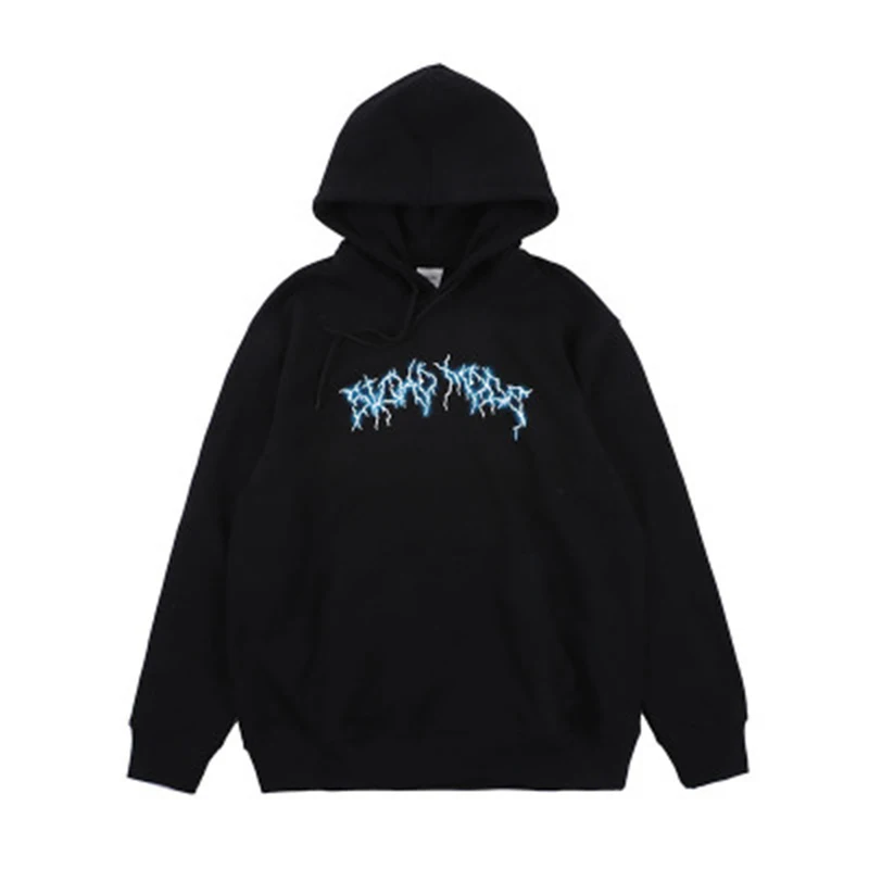 ASTROWORLD вышивка Harajuku странные вещи мужская Толстовка Xxxtentacion уличный сверхразмерный толстовки с капюшоном черный хип хоп