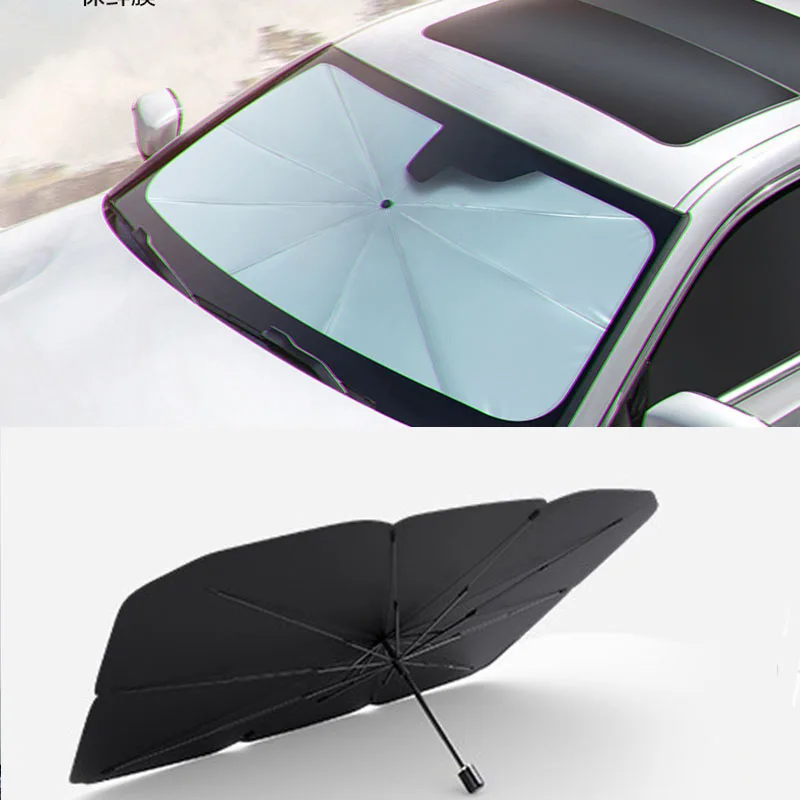 Automobile front windshield sunshade accessories for renault