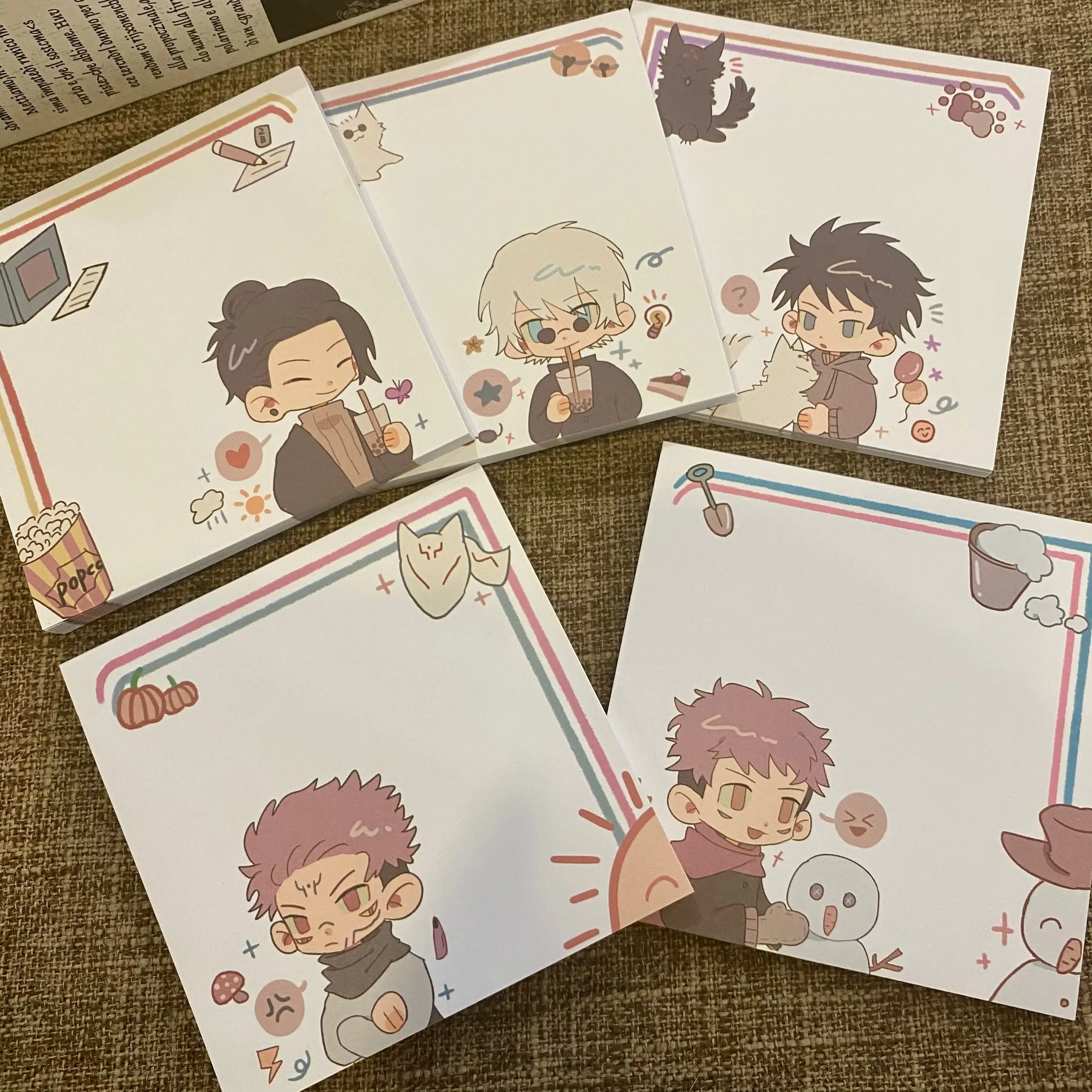 Paper Paper & Party Supplies Anime sticky notes jujutsu kaisen sticky