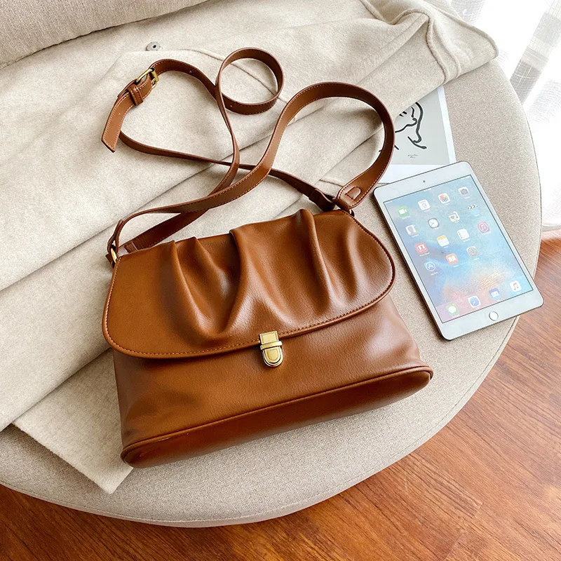 

Female Large Crossbody Bags For Women 2020 Leather Luxury Handbag Designer Sling Sac A Main Ladies Hand Shoulder Messenger Bag