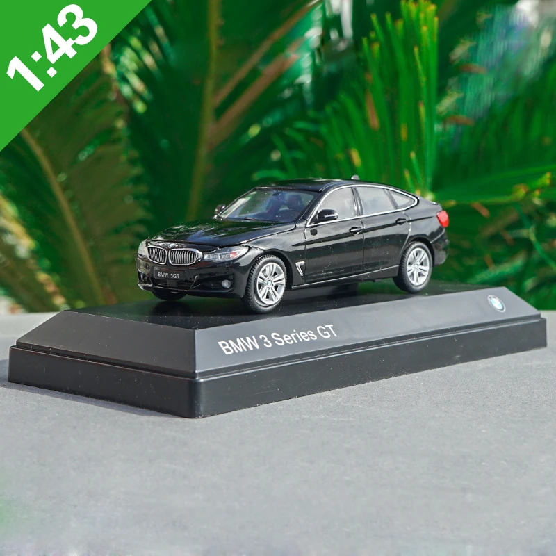 1:43 BMW3 серии GT легированная модель автомобиля статическая Высокая имитационная металлическая модель автомобилей с оригинальной коробкой - Цвет: Black