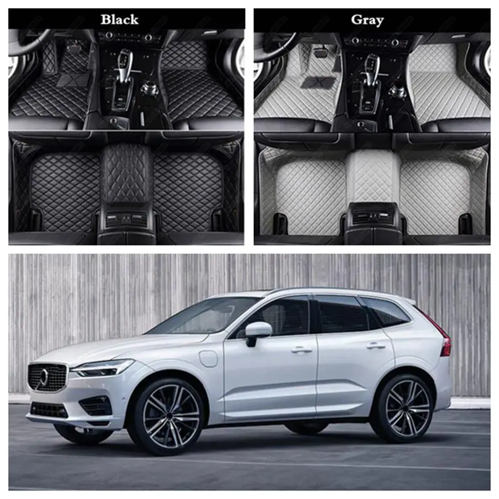 Кожаные автомобильные коврики для Volvo XC40 XC60 XC70 XC90 C30 V40 V60 V90 S40 S60 S80 S90 автомобильный