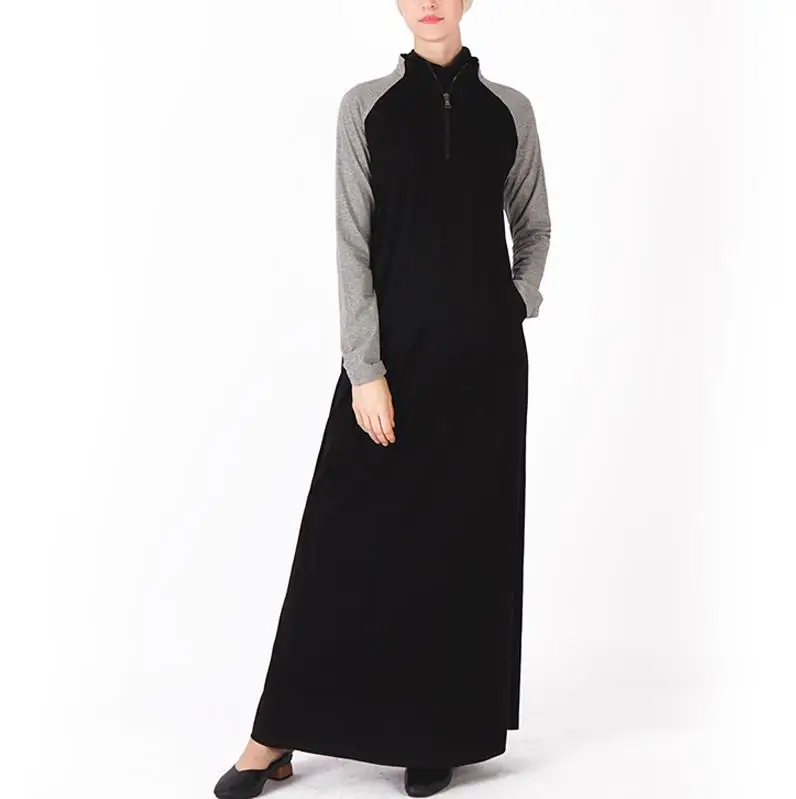 As the picture Sweatshirt Abaya Dubai Turkey Hijab Muslim Dress Kaftan Abayas For Women Caftan Elbise Turkish Islamic Clothing Ramadan Robe - Цвет: As the picture