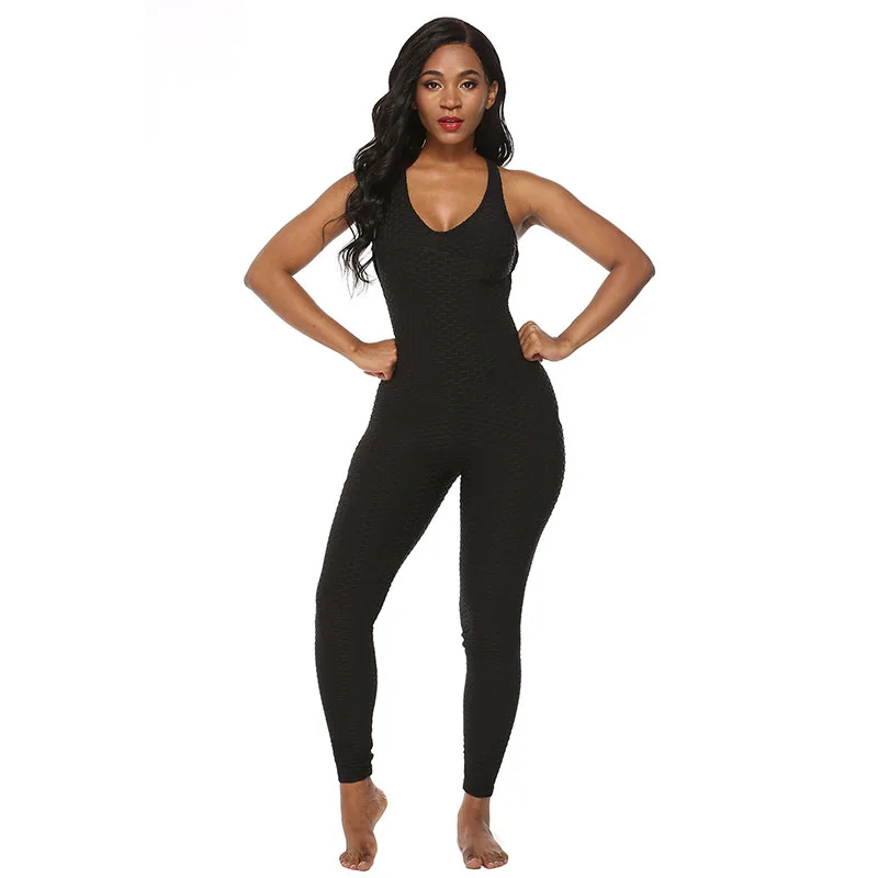 

Women Sexy Sport Yoga Pants High Waist Backless Compression Workout Leggings For Women Fitness Bodysuit Sports Wear For Women