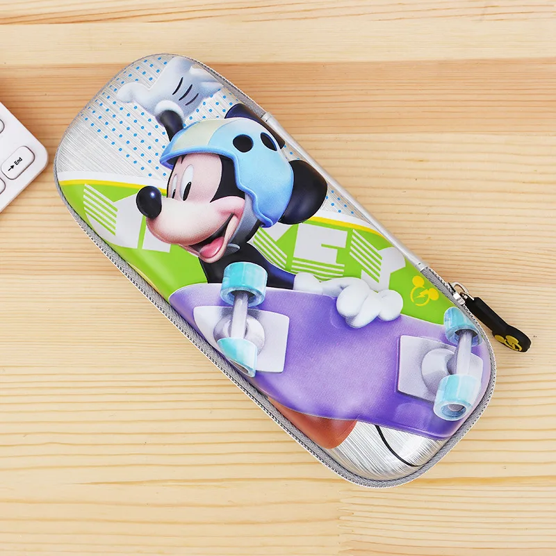 Disney student pencil bag Mickey cartoon stationery pencil case school supplies boy gift - Цвет: A