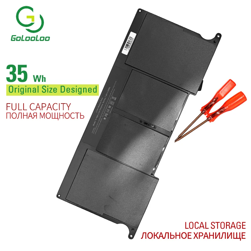 

Golooloo 35 WH 7.6V A1406 A1495 Laptop Battery for Apple MacBook Air 11" A1370 2011 Version A1465 (2012-2015 ) Version