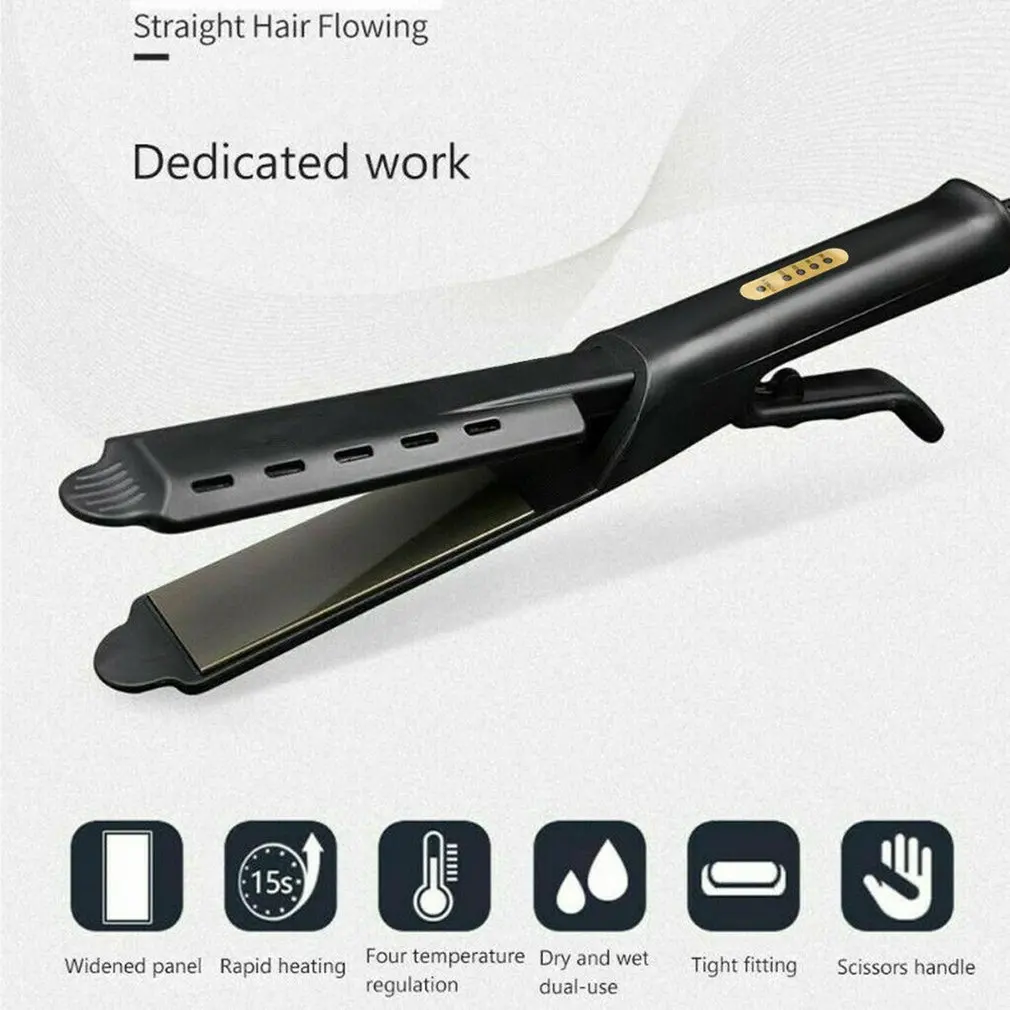 

Multifunctional Four-Speed Thermostat Negative Ion Ceramic Hair Straightener Electric Splint Straightener Straightener
