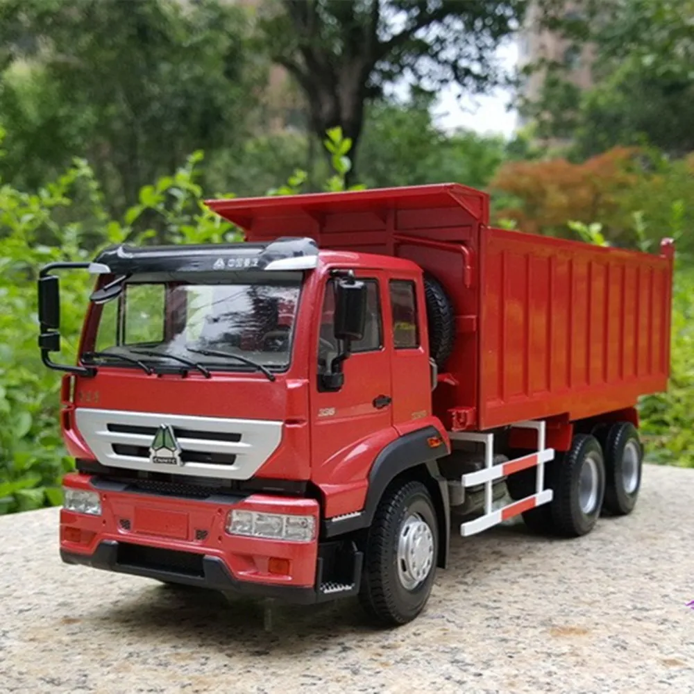 Редкий оригинальный литый под давлением 1:24 саиц Iveco Hongyan King Kong самосвал
