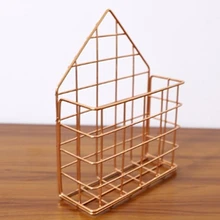 Нержавеющая сталь настенный стеллаж для хранения настольные канцелярские принадлежности корзина для хранения небольших файлов корзина для ювелирных изделий для канцелярских принадлежностей