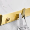 Gold Brushed Robe Hook Coat Hook Towel Hanger Wall Hooks Bathroom Hardware Hook Door Hooks ► Photo 3/6