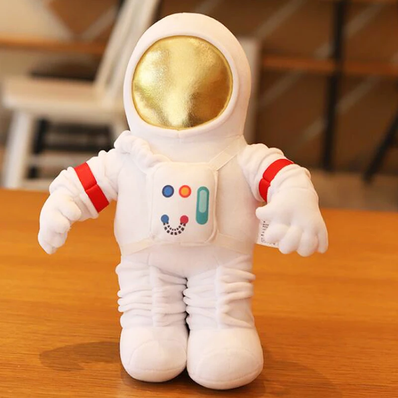 Cartoon Space Astronaut Spaceship Doll Stuffed Plush Toy Birthday Gift acousto optic space rocket toy astronaut spaceship toys model shuttle space station rocket aviation series toys child gift