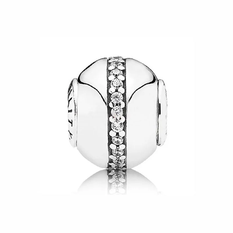 Доверие и стабильность с кубическим цирконием бисера Fit Pandora Essence коллекция