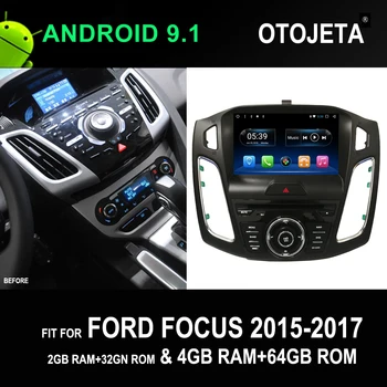 

Touch screen 4G lte Octa Core Car Android 9.1 radio for Focus 2015 car gps multimedia bluetooth Ford 2016 stereo tape recorder