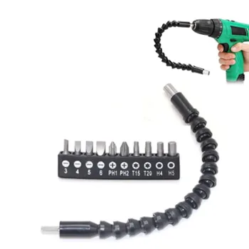 

Multifunctional Universal Snake Flexible Hose Cardan Shaft Connection Soft Extension Rod for Electric Drill Screwdriver Bit _WK