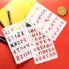 12 Pcs Letters Number Alphabet Stencils Template Plastic Planner For Notebook Diary Scrapbook Craft Project DIY Drawing Painting ► Photo 2/6