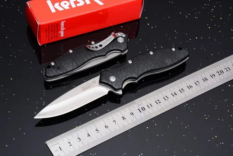 Складной нож Kershaw 1380, 8cr13, черная ручка из АБС, наружные карманные ножи для кемпинга, охоты, выживания, высокое качество, инструмент для повседневного использования