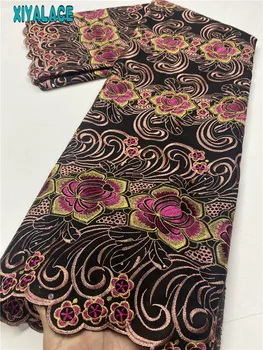 

African Lace Fabric Embroiderey Swiss cotton Lace 2020 high quality voile lace Fashion Dubai Laces For women ane man 3657b