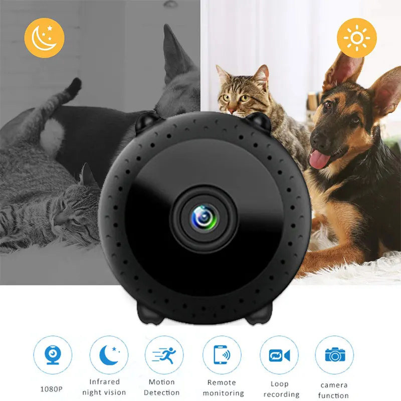Wireless Mini WiFi Camera 1080P 150° HD IR Night Vision Home Office Store Security IP Camera DV Motion Detection Baby Monitor