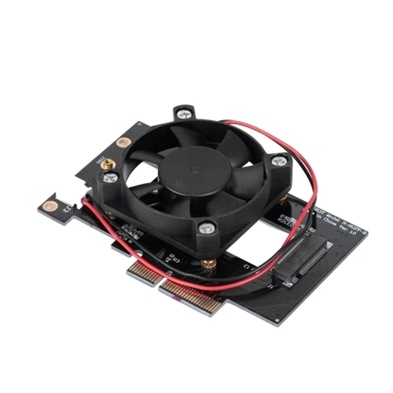 M.2 NVME NGFF к PCI-E X4 адаптер расширения карты конвертер карта с вентилятором для настольного ПК