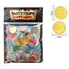Lucky Pirate Gold Coins Plastic Set of 100,Play Gold Treasure Coins for Play P31B 2