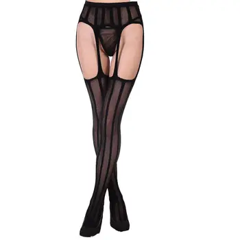 

Hot Women Sexy Mesh Lingerie Garter Belt Fishnet Thigh High Stocking Lace Pantyhose Adult Tights Plus Size