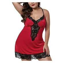 Сексуальное женское нижнее белье,, Женская Сексуальная Повседневная кружевная Бесшовная майка без рукавов с v-образным вырезом, Мини Ночная рубашка для дома, Wea A35