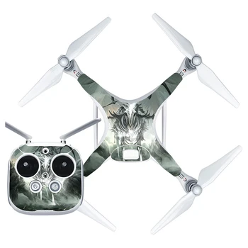 

Cool Skeleton Style Vinyl Skin Sticker for DJI Phantom 4 Drone And Remote Controller 0183