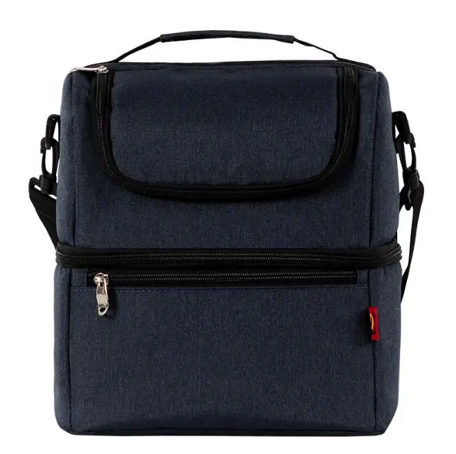 Double-layer ice pack waterproof and leak-proof insulation bag