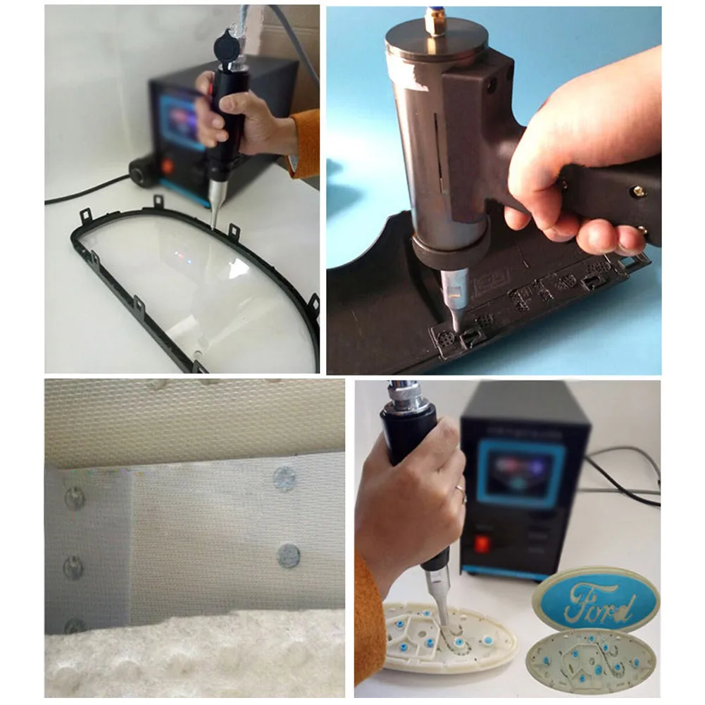 Ultrasonic Plastic spot Welding Machine 700W Plast Welder 28kHz Ultrasonic Welding Equipment car body repair with two nozzels 6