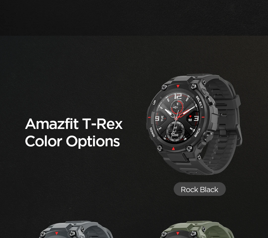 Amazfit T-rex 12 Military Grade AMOLED Display Smartwatch