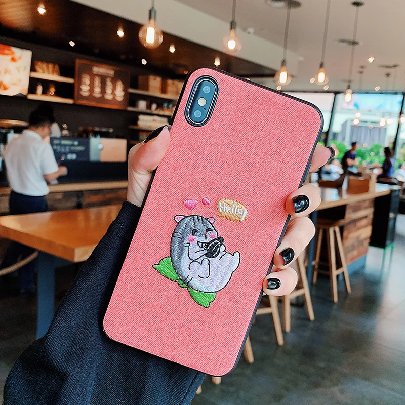 Для iPhone X XR Xs Max 6 7 8 Plus винтажный китайский телефон чехол для iPhone 67 8 чехол - Цвет: HELLO
