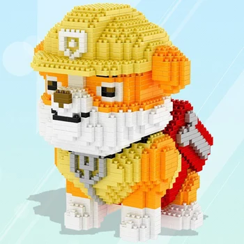 

PAW Building Blocks DIY Diamond Figures Dog Mini Brick Creative Mirco Building Toys for Children 1927pcs