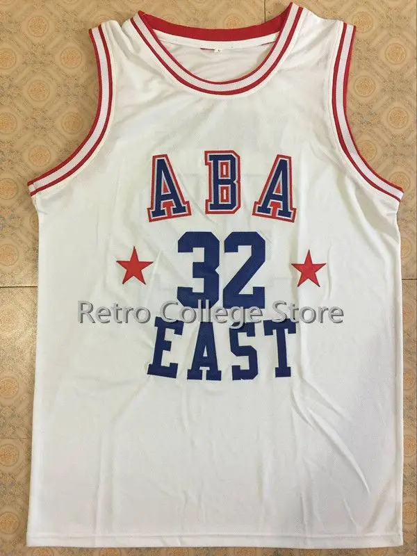 

high quality 32 JULIUS ERVING ABA EAST Retro throwback mens Basketball Jersey Embroidery Stitched any Number and name