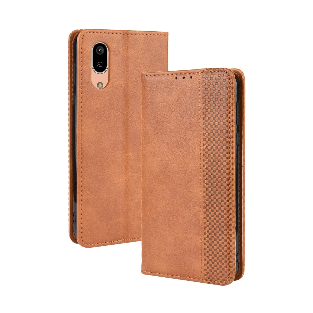 Магнитный винтажный кожаный чехол Премиум Coque для Sharp Aquos Sense 3 Lite Sense3 Lite SH-RM12 чехол с откидной крышкой