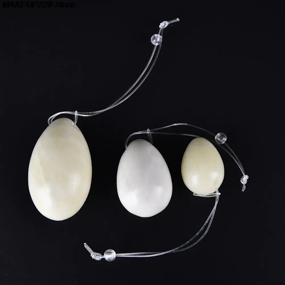 

3pcs/Set Jade Eggs Women Pelvic Floor Muscle Kegel Exercise Vaginal Tightening Exercise Yoni Egg Ben Wa Ball