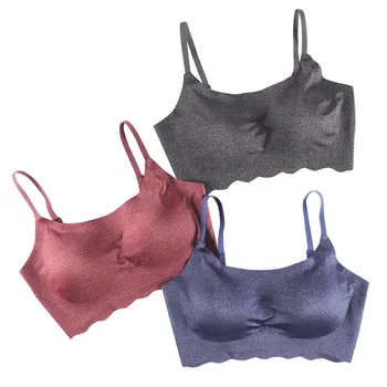

Elovegirl Women Plus Size Sexy Bra Push-up Bra Seamless Bra Underwear Comfortable Solid Color Vest Bra