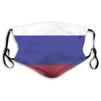 

Fillter Mask for Women Russia Flag Reusable Windproof Mask Anti Dust Ear Loops for Running Double Protection